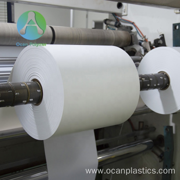 Rigid Glossy White Plastic Opaque PVC Roll